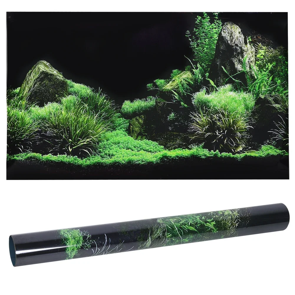 Aquarium Planted Background - Fundo para Aquário 3d Adesivo Cartaz