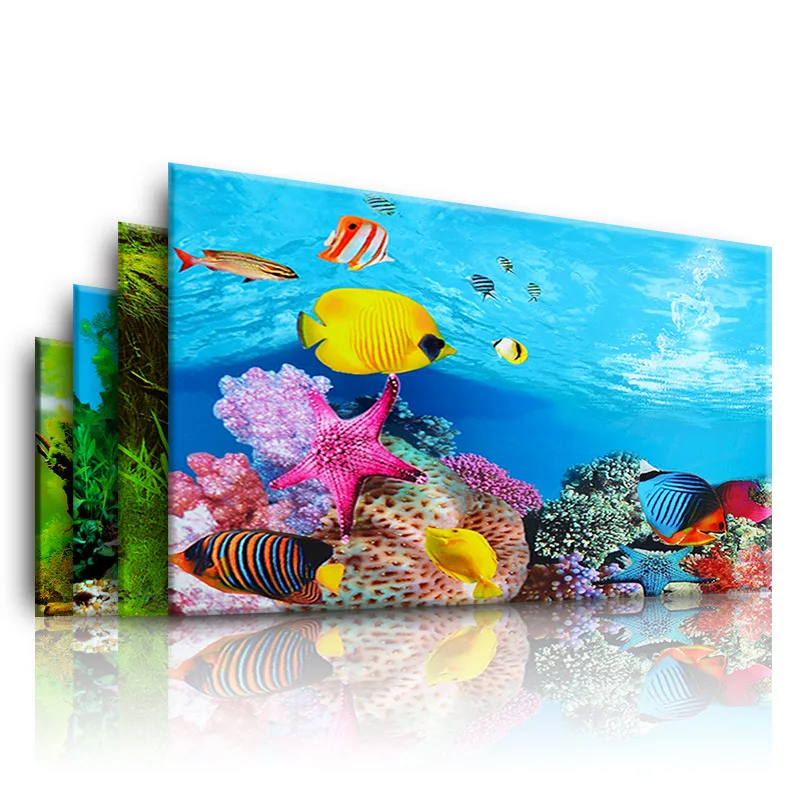 Aquarium Planted Background - Fundo para aquário 3d adesivo cartaz