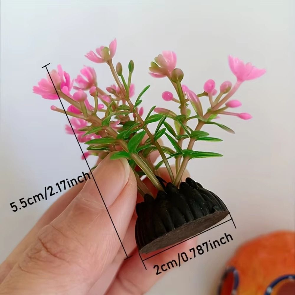 Aquarium Planted Background - Planta Artificial de Plástico para Aquário,