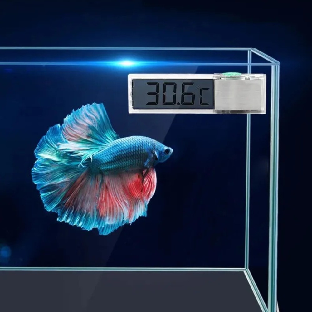 Planted Aquarium Temperature - 1pc termômetro de aquário eletrônico lcd