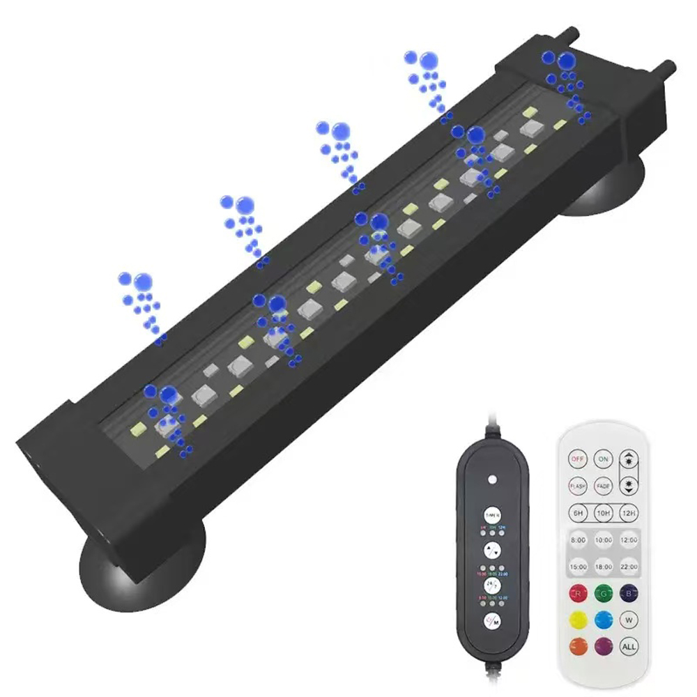 Aquarium Plant Growth Light - 20-70cm tanque de peixes 24/7 espectro
