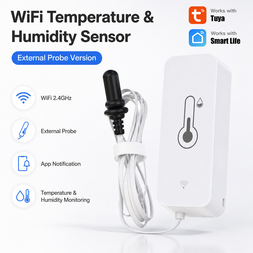 Planted Aquarium Temperature - Tuya wifi sensor de umidade temperatura