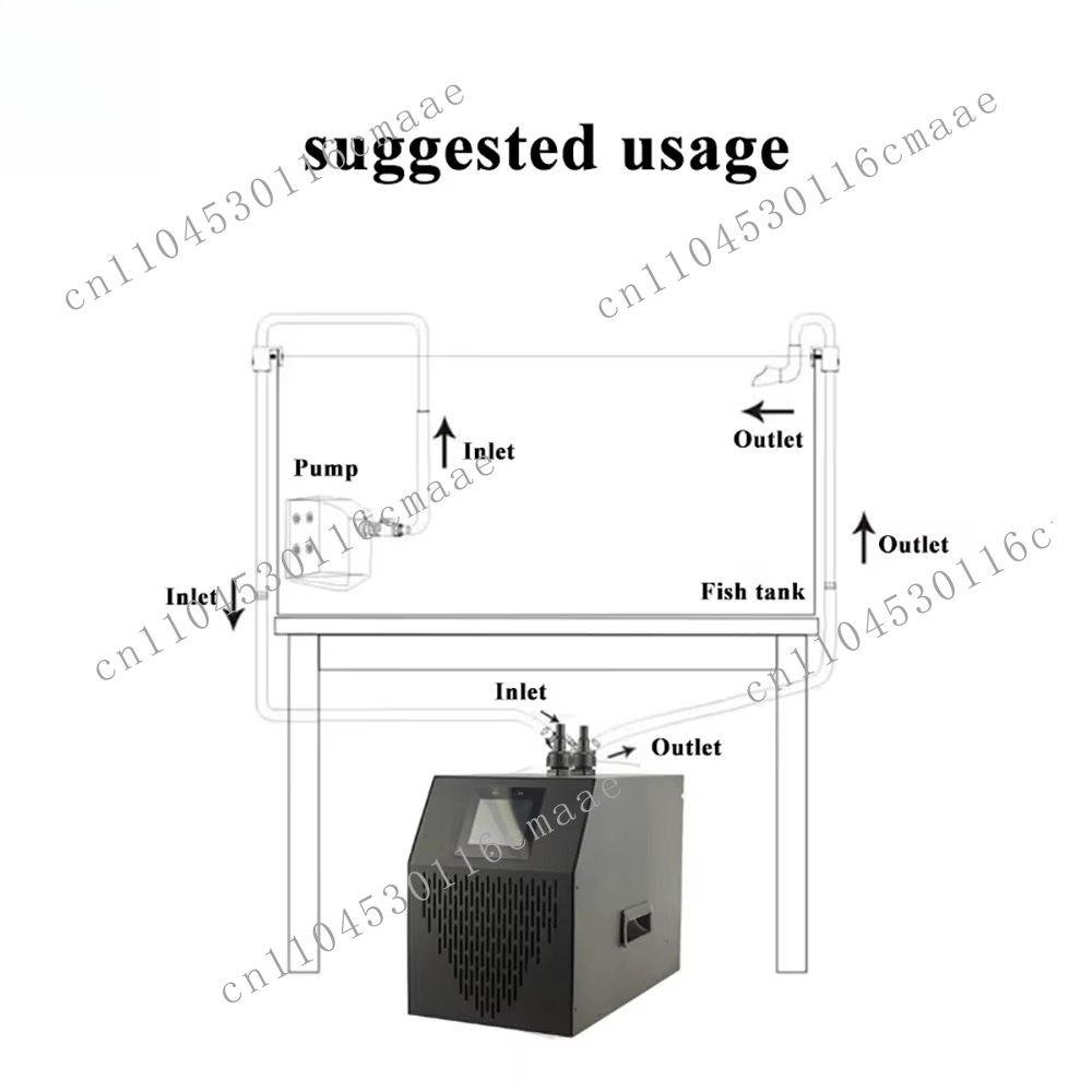Planted Aquarium Water Temperature - Refrigerador de água de aquário marinho