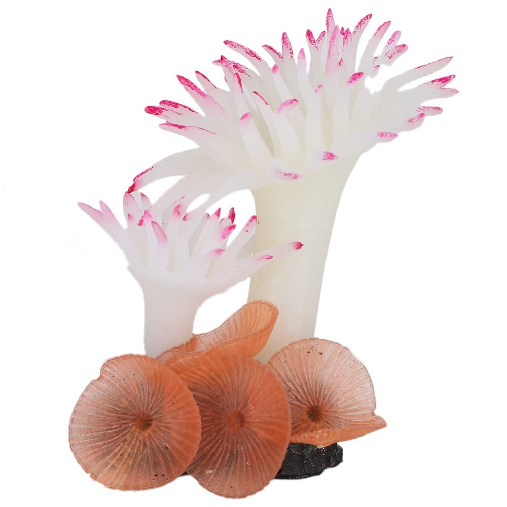 Aquarium Planted Background - Coral Artificial de Silicone com Cores