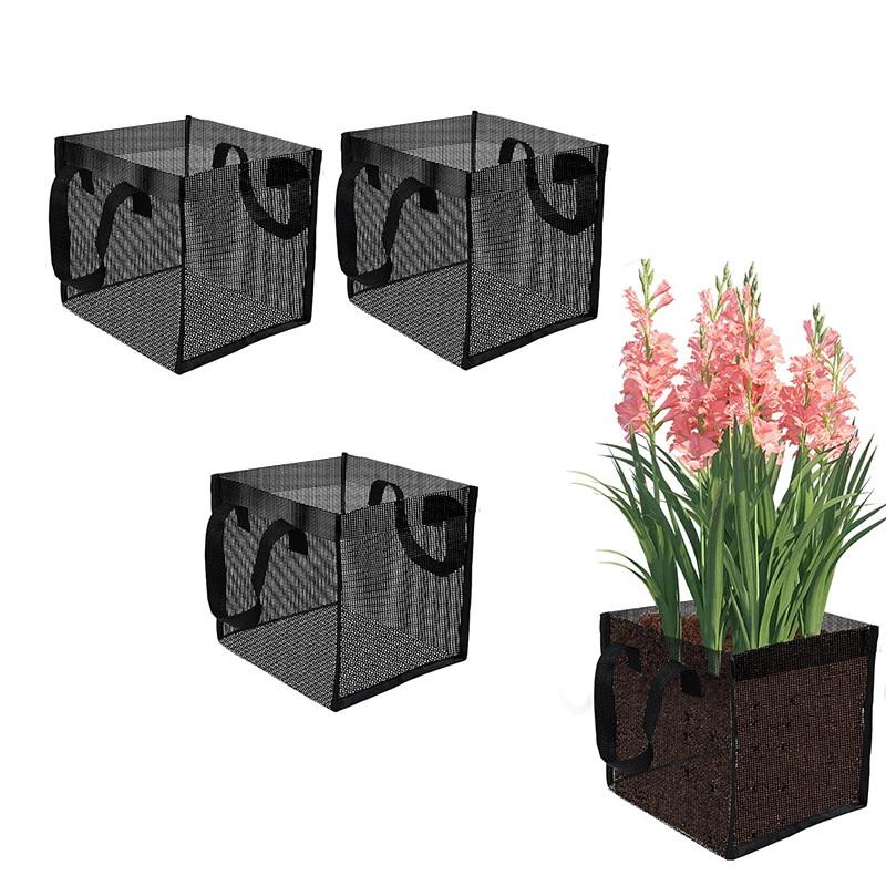 Aquarium Planted - 4 Cestos de Malha Pretos para