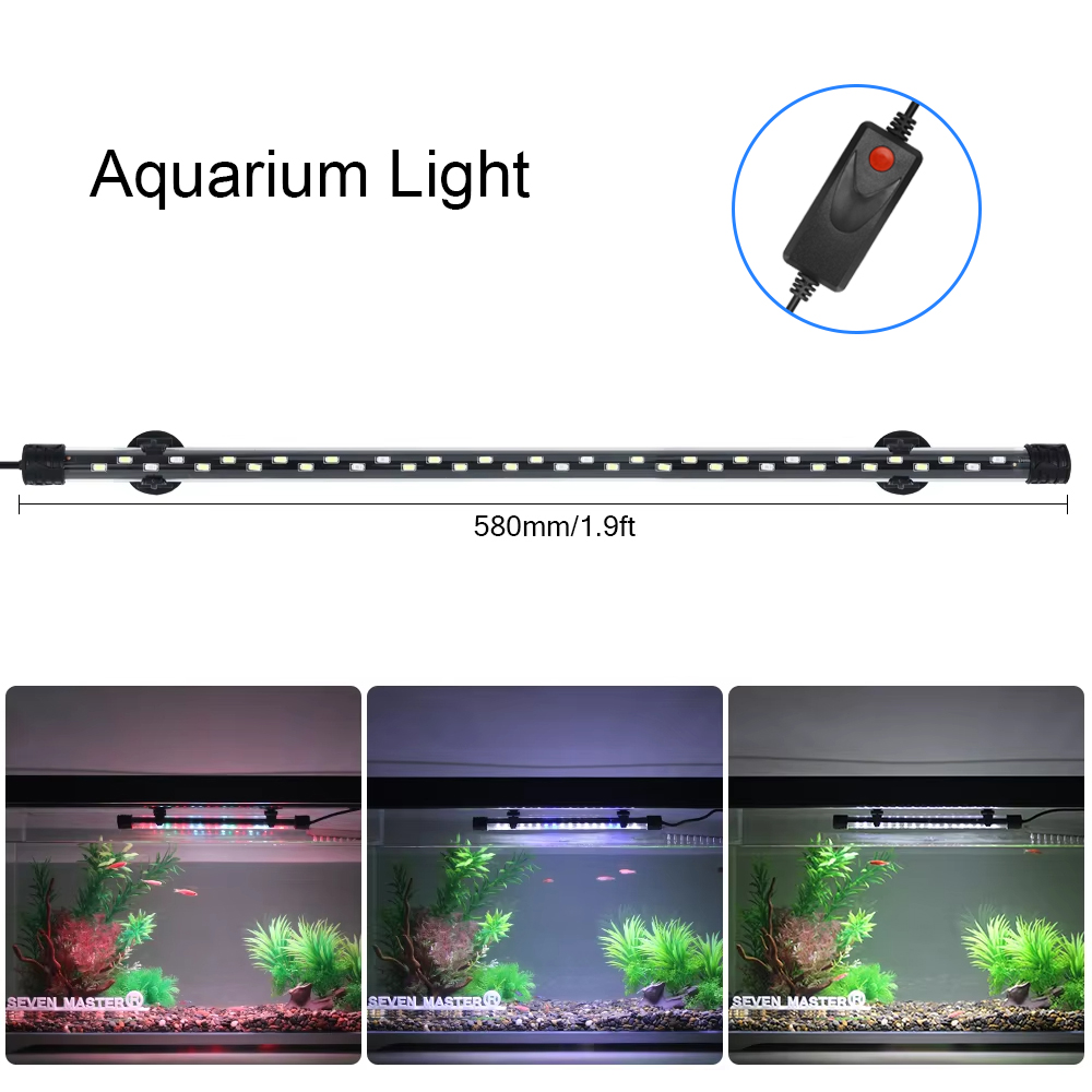 Aquarium Plant Growth Light - 58cm luz de aquário led planta