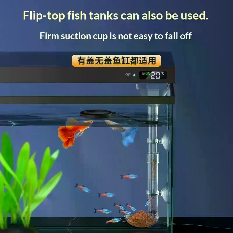 Planted Aquarium Youtube - Tubo de alimentação para aquário, alimentador
