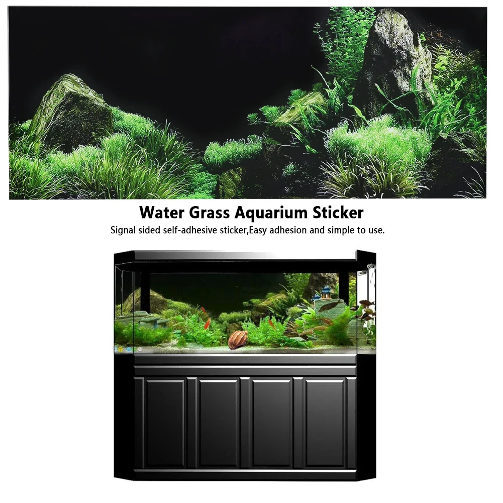 Fundo para Aquário 3d Adesivo  - Aquarium Planted Background avaliação e preço