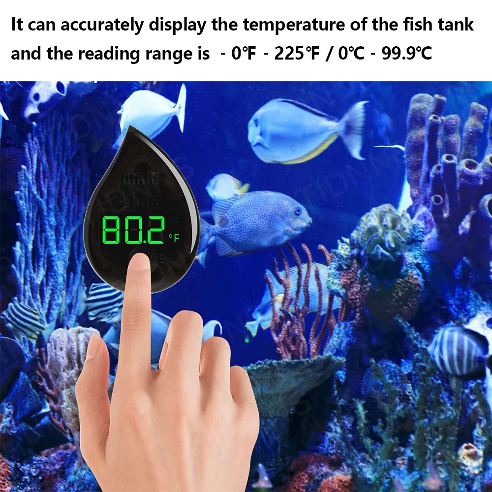 Termômetro Digital LCD Autoade - Planted Aquarium Temperature avaliação e preço