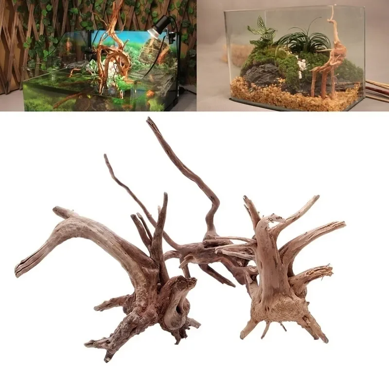 Natural Tree Tronco Driftwood  - Aquarium Plant Roots avaliação e preço