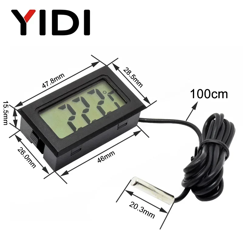Mini lcd digital termômetro hi - Planted Aquarium Temperature avaliação e preço