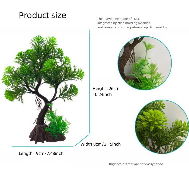 Artificial Aquarium Decor Plan - Aquarium Plant Roots avaliação e preço