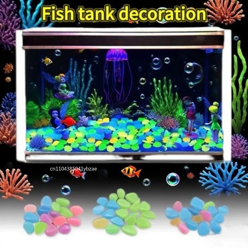 100-800 peças seixos que brilh - Aquarium Plant Original avaliação e preço