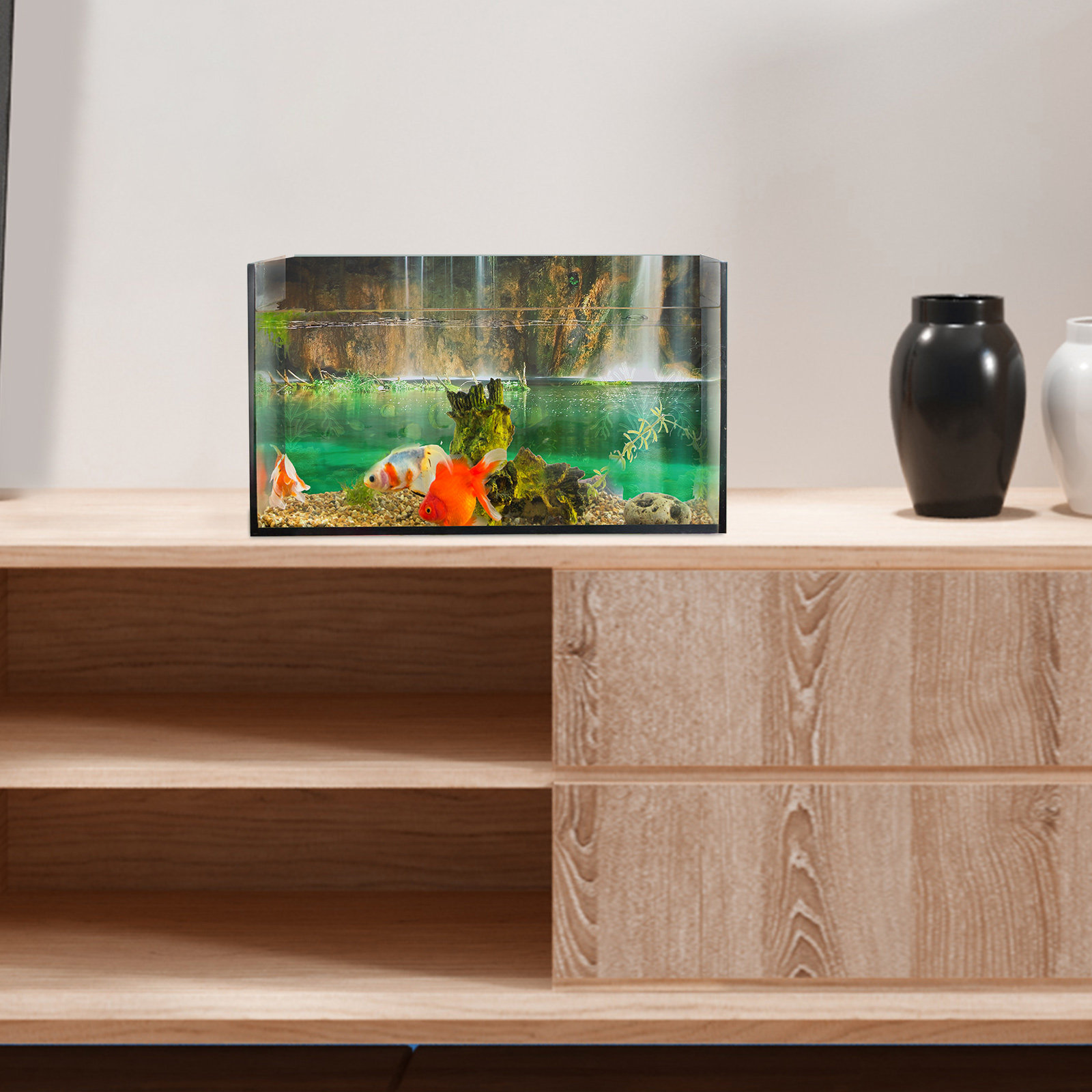Adesivo de Fundo para Aquário  - Aquarium Planted Background avaliação e preço