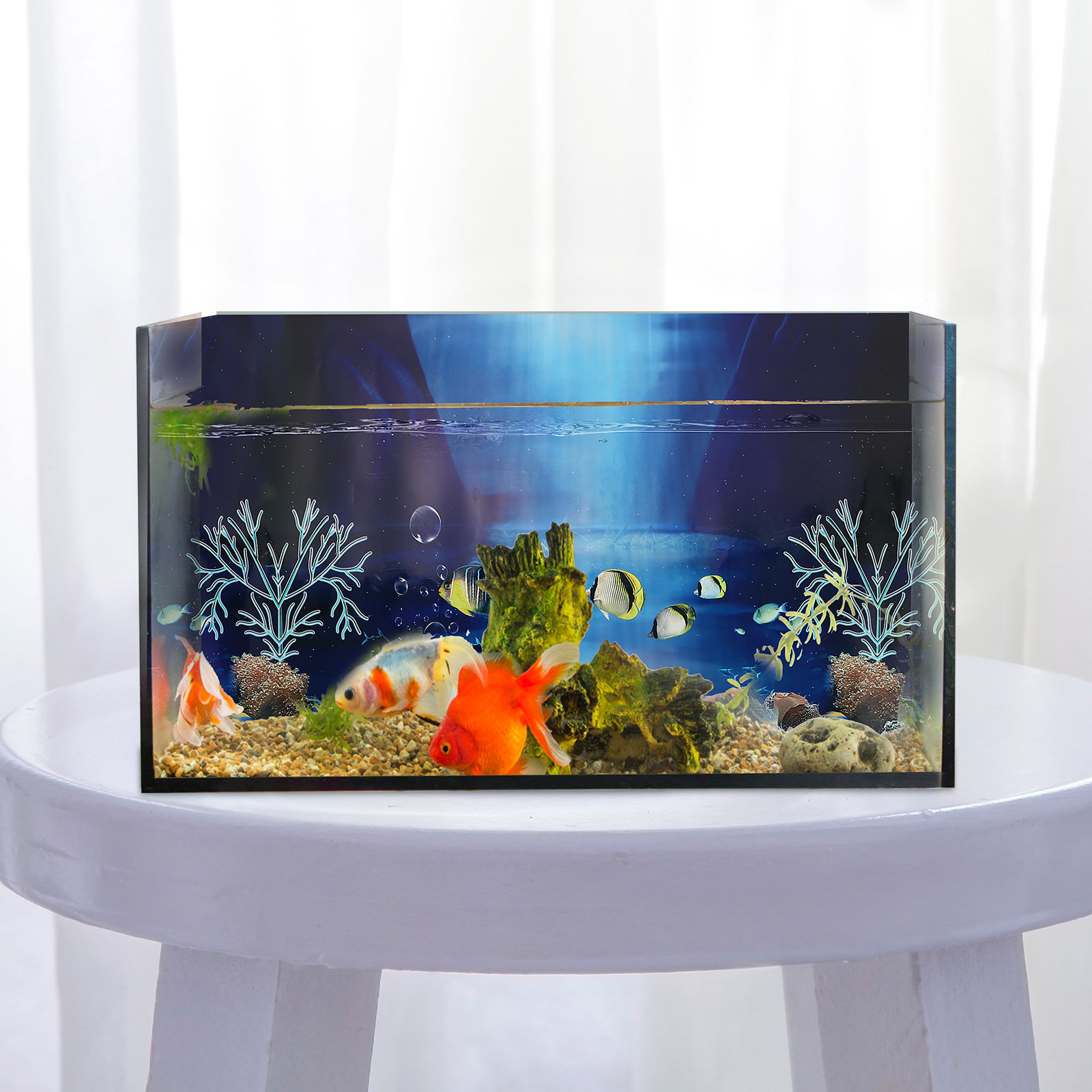 Adesivo de Fundo para Aquário  - Aquarium Planted Background avaliação e preço