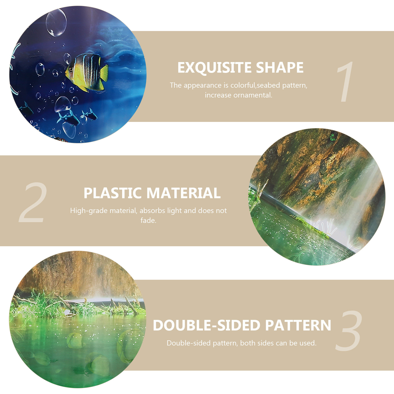 Adesivo de Fundo para Aquário  - Aquarium Planted Background avaliação e preço
