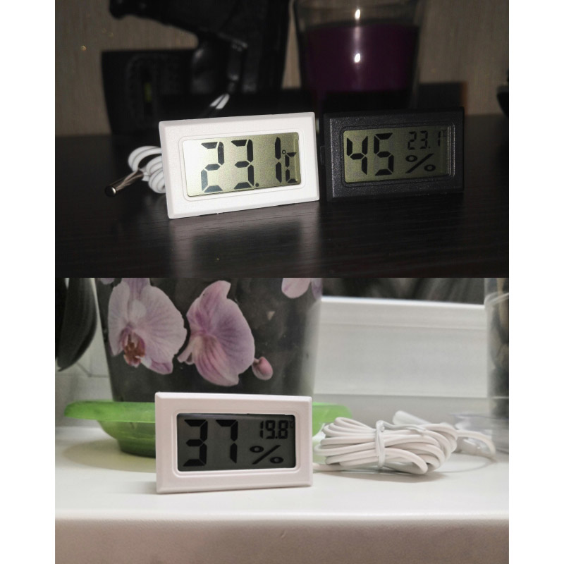 Mini termômetro e higrômetro d - Planted Aquarium Temperature avaliação e preço