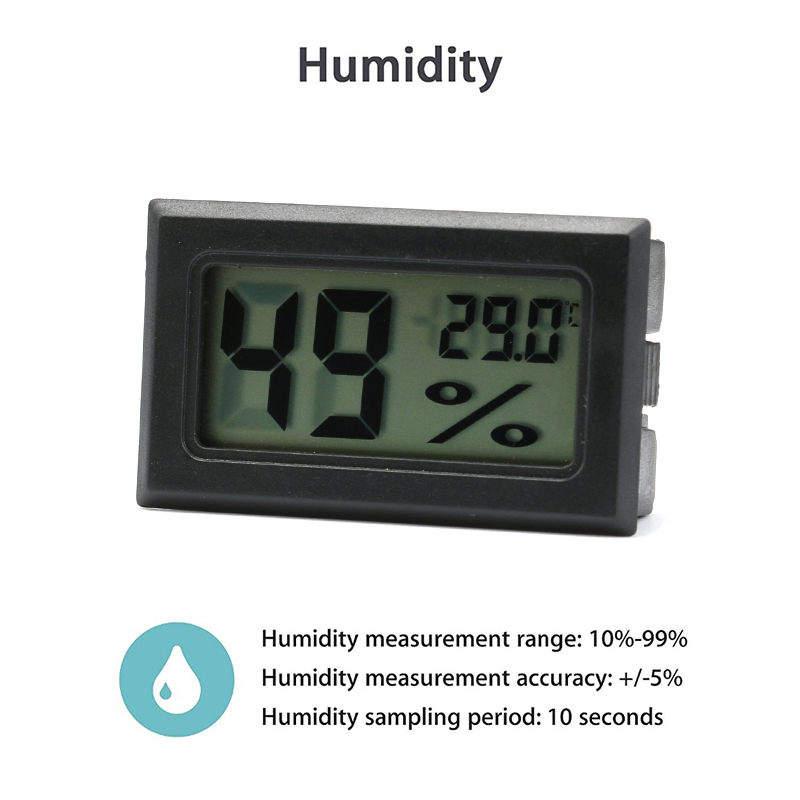 Mini termômetro e higrômetro d - Planted Aquarium Temperature avaliação e preço