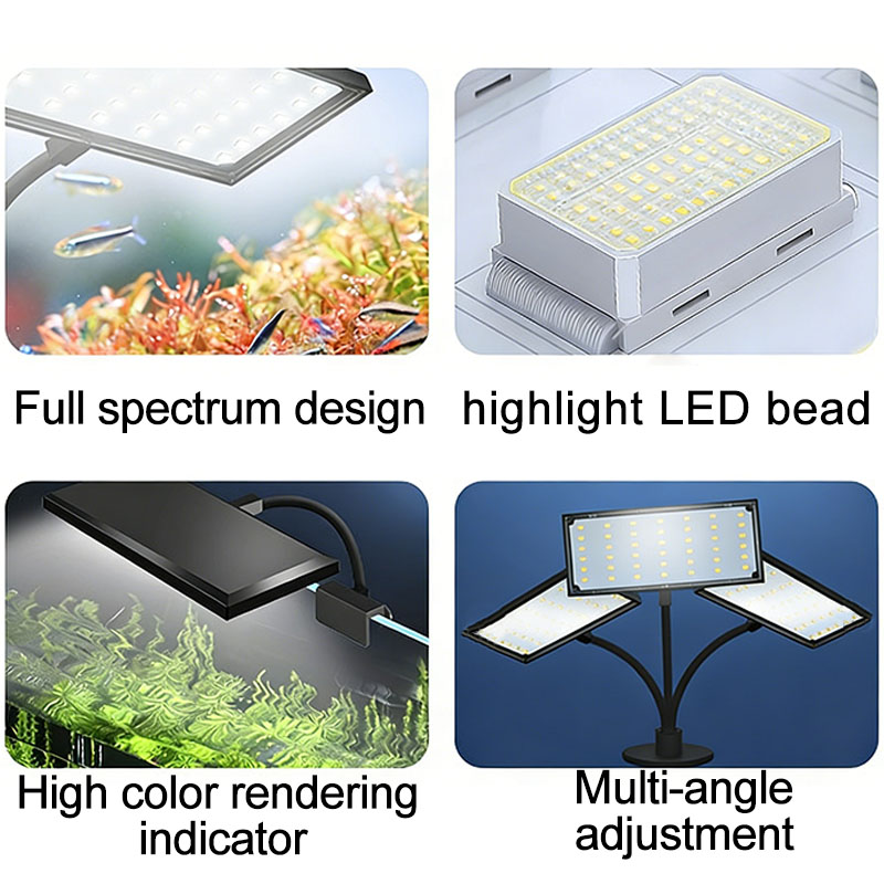 Luz LED de espectro completo p - Aquarium Plant Growth Light avaliação e preço