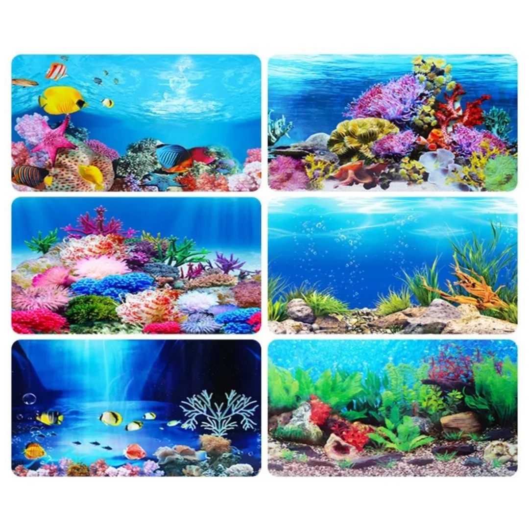 Fundo aquário 3d adesivo carta - Aquarium Planted Background avaliação e preço