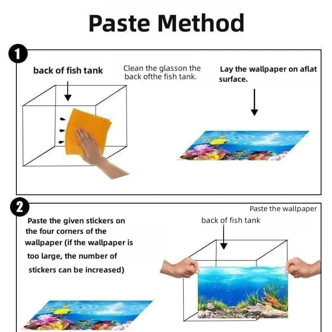 Fundo aquário 3d adesivo carta - Aquarium Planted Background avaliação e preço