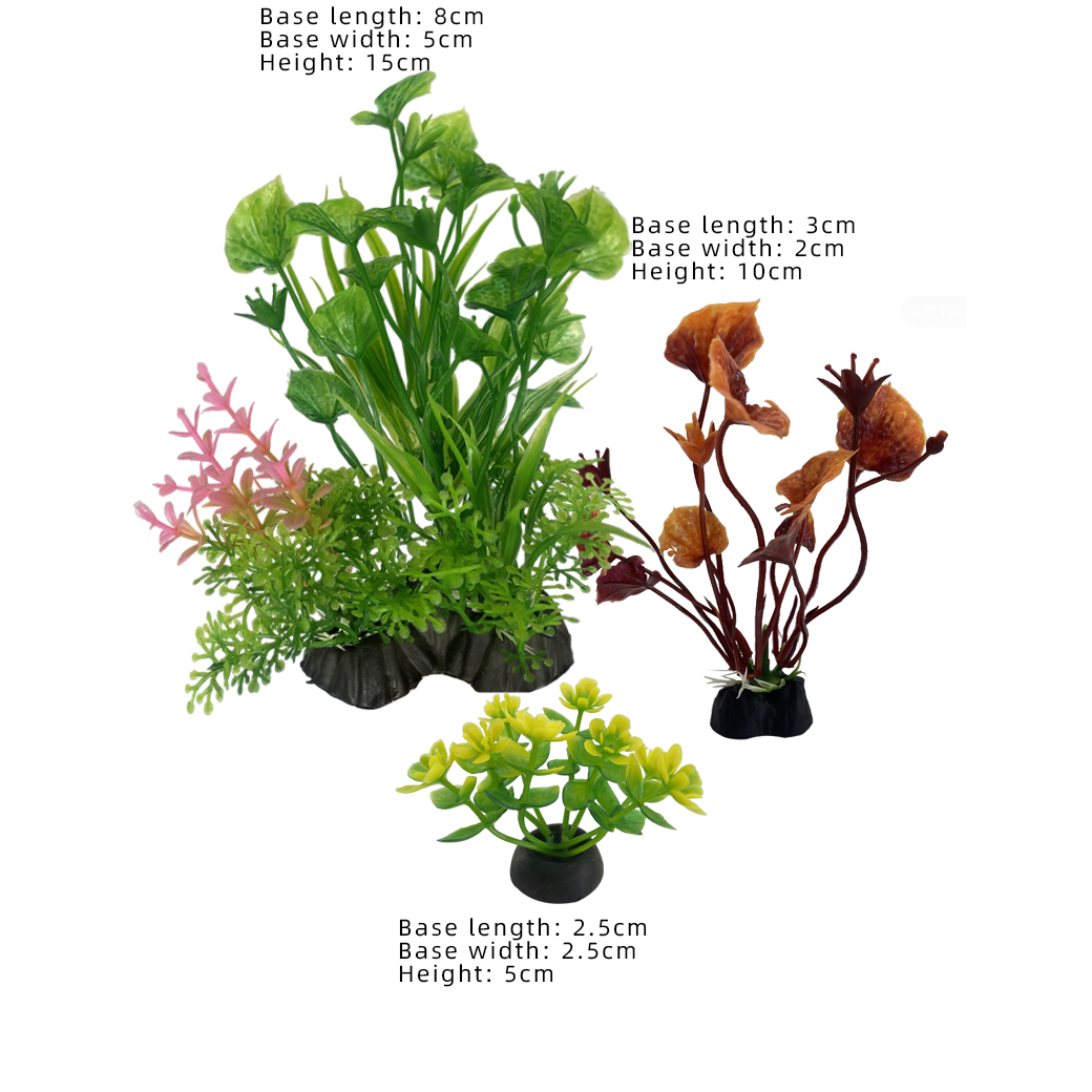 3 Peças de Plantas Artificiais - Aquarium Plant Yellowing avaliação e preço