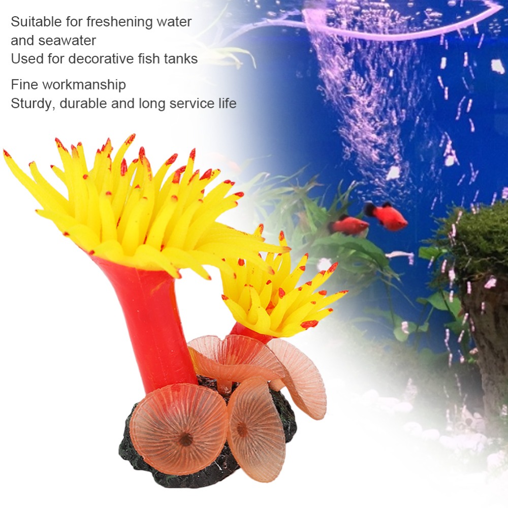 Coral Artificial de Silicone c - Aquarium Planted Background avaliação e preço