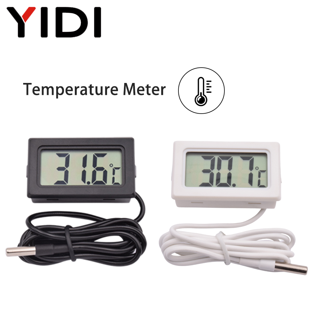 Termômetro Digital Mini LCD co - Planted Aquarium Temperature avaliação e preço