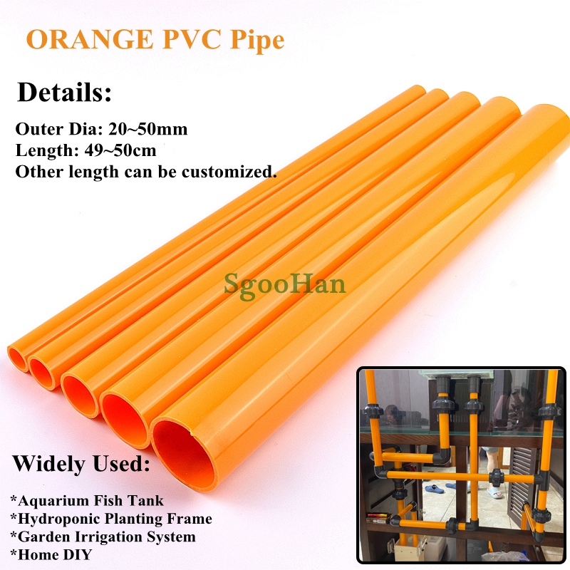2pcs laranja od 20 ~ 50mm tubo - Planted Aquarium Youtube avaliação e preço