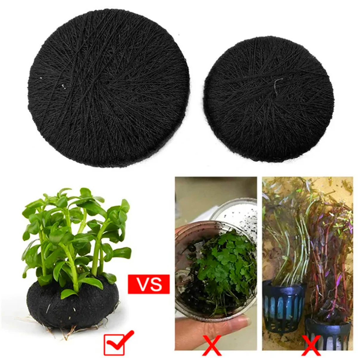 5 pçs preto tanque de peixes á - Aquarium Plant Roots avaliação e preço